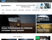 Tablet Screenshot of kisahmuslim.com